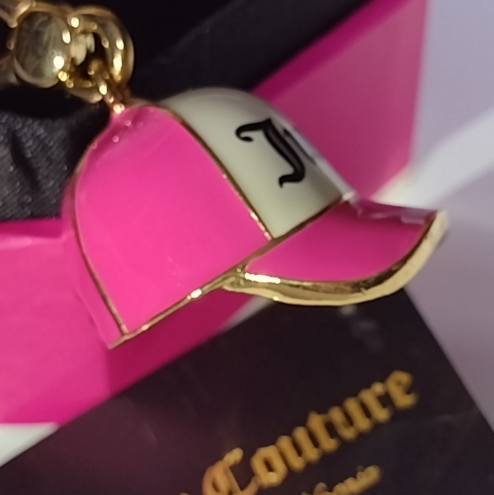 JUICY COUTURE βΎ Play βΎ Game On!! Baseball Cap Never Removed From Original π NWT - Picture 4 of 15